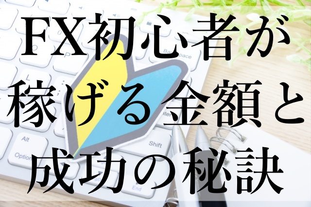 FX初心者が稼げる金額と成功の秘訣