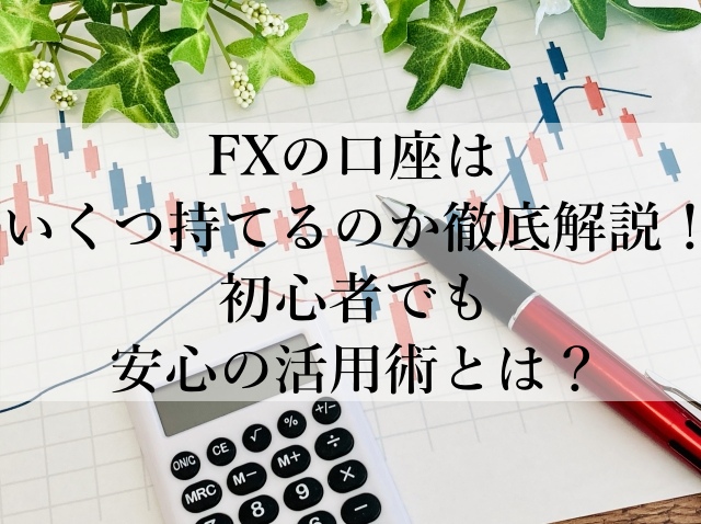 FXの口座はいくつ持てるのか徹底解説！初心者でも安心の活用術とは？